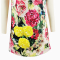 Costom Digital Floral Print Dress Sleeveless Bodycon MIni Dresses For Women